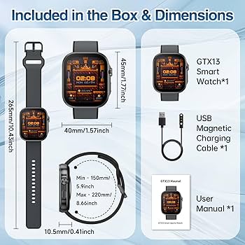 Amazon.com: Smart Watch for Men/Women,1.99